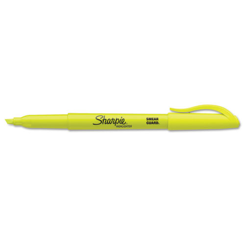 Sharpie Pocket Style Highlighters, Chisel Tip, Yellow, 36-Pack