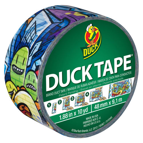 colored duct tape patterns