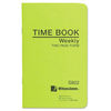 WLJS802 - Foreman's Time Book, One-Part (No Copies), 13.5 x 4.13, 36 Forms Total