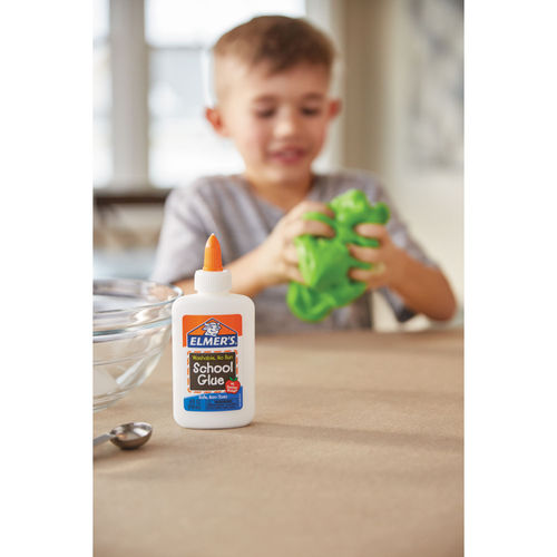 Washable Glue Bottle 1.25 oz School Glue for Arts and Crafts Purposes |  Safe and Non-Toxic | Craft Glue | Slime Glue | Clear Glue | Ideal for Bulk