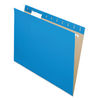 PFX81603 - Colored Hanging Folders, Letter Size, 1/5-Cut Tabs, Blue, 25/Box