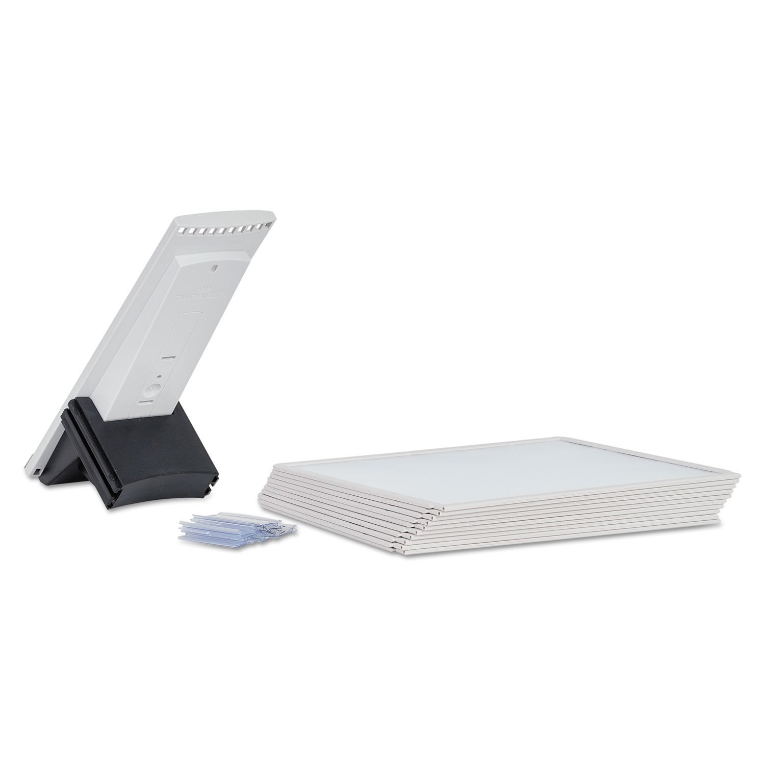 Pupitre De Table SHERPA STYLE Avec 10 Pochettes - Support De Consultation A4, Stable, Design Bureau