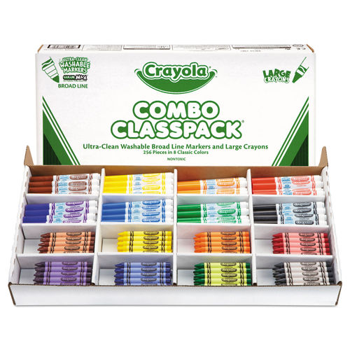 Crayola 24 Pack Ultra Clean Washable Crayons Color Max-USA-Classroom  Discounts