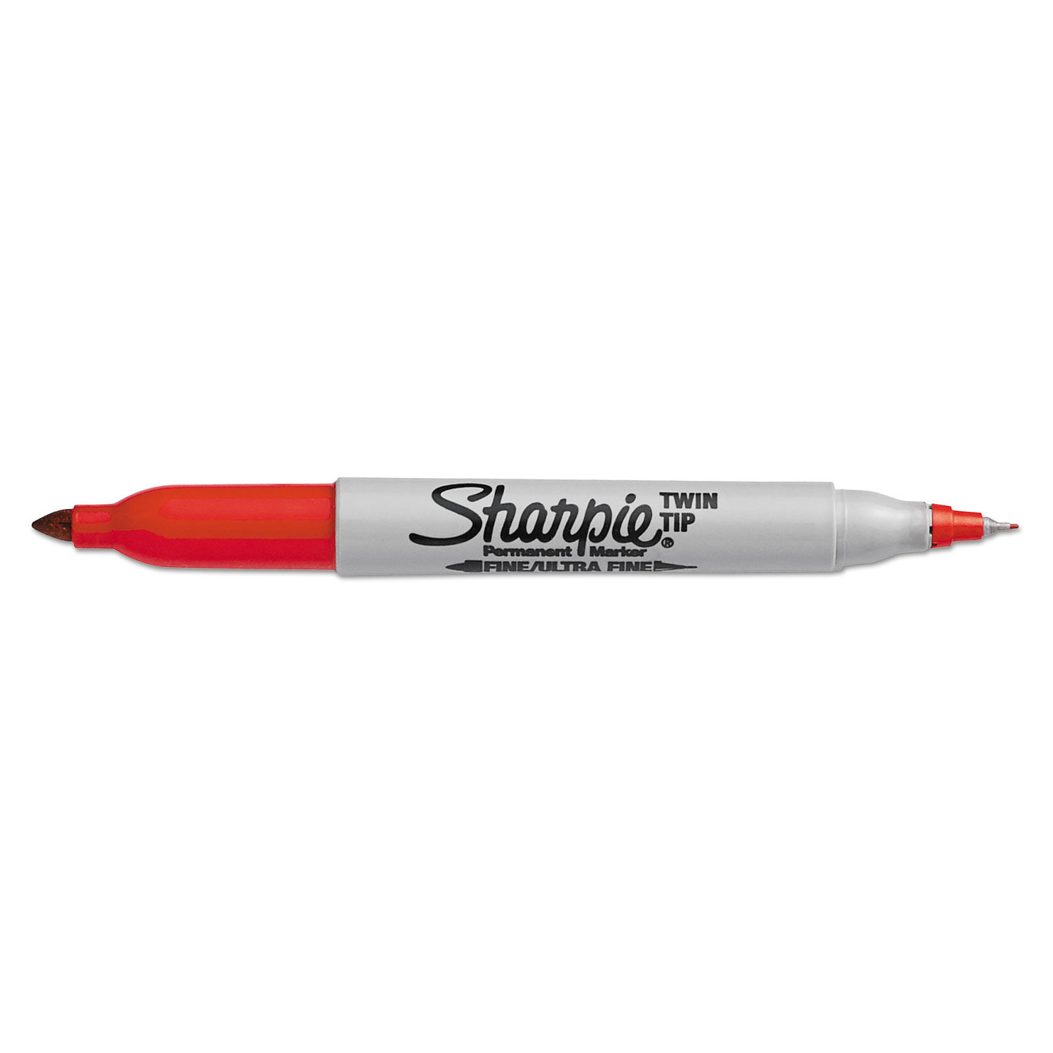 Sharpie® Twin-Tip Permanent Marker, Red