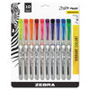 ZEB71111 - Zazzle Liquid Ink Highlighter, Assorted Ink Colors, Chisel Tip, Assorted Barrel Colors, 10/Set