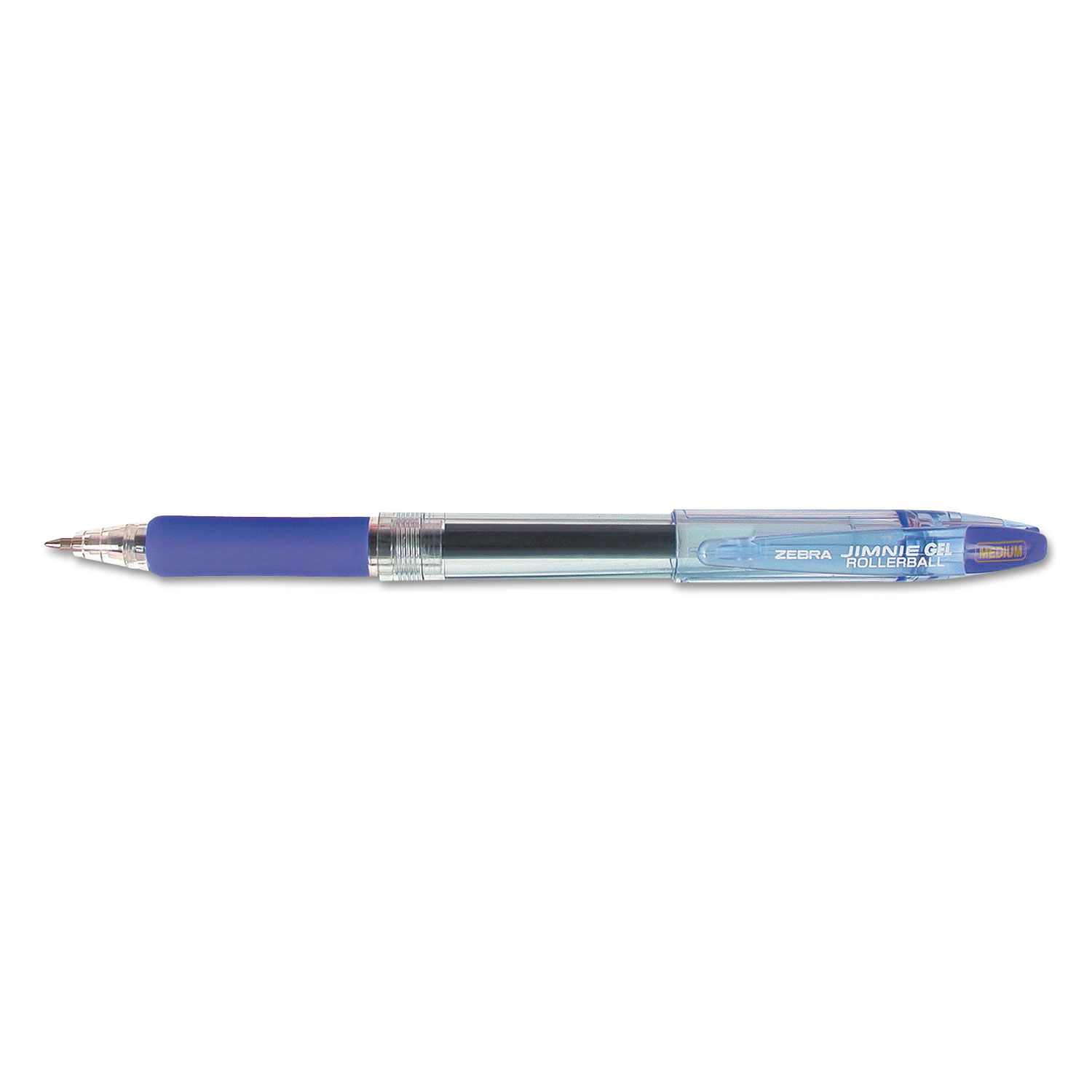 Zebra Sarasa Retractable Gel Pen, Blue Ink, M - 12 pack