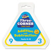 TEPT1670 - Three-Corner Flash Cards, Addition/Subtraction, 5.5 x 5.5, 48/Set