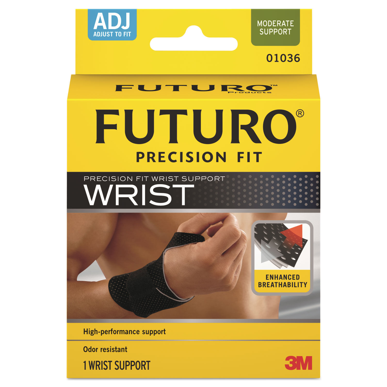 Futuro Wrist Support Adjustable Moderate Adjust To Fit