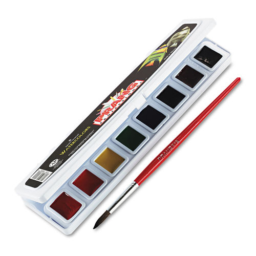 Prang Metallic Washable Watercolors 8 Set