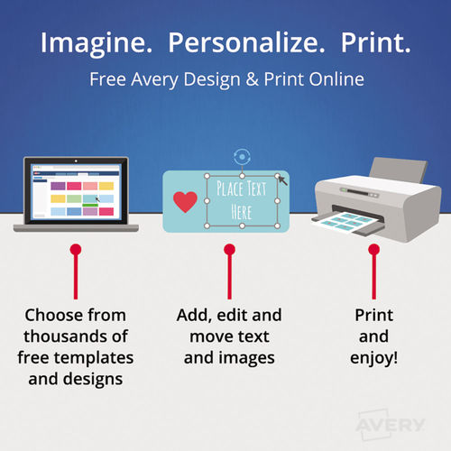 Avery Printable Postcards With Sure Feed Technology 4 x 6 White 100 Blank  Postcards - Office Depot