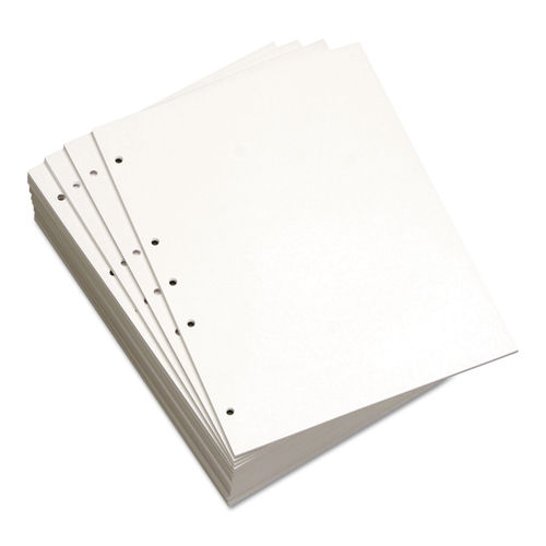 Custom Cut-Sheet Copy Paper, 92 Bright, Micro-Perforated 3.5 From