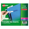 AVE11136 - Tabs Inserts For Hanging File Folders, 1/5-Cut, White, 2" Wide, 100/Pack