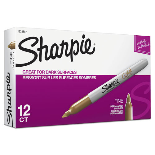 Sharpie® Fine Point Permanent Gold/Silver/Bronze Metallic Paint