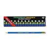 DIX14209 - Erasable Colored Pencils, 2.6 mm, 2B, Blue Lead, Blue Barrel, Dozen