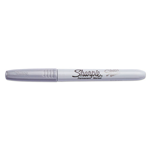 Metallic Permanent Markers - Fine Point Silver - Durable, No Shaking - 4  Count