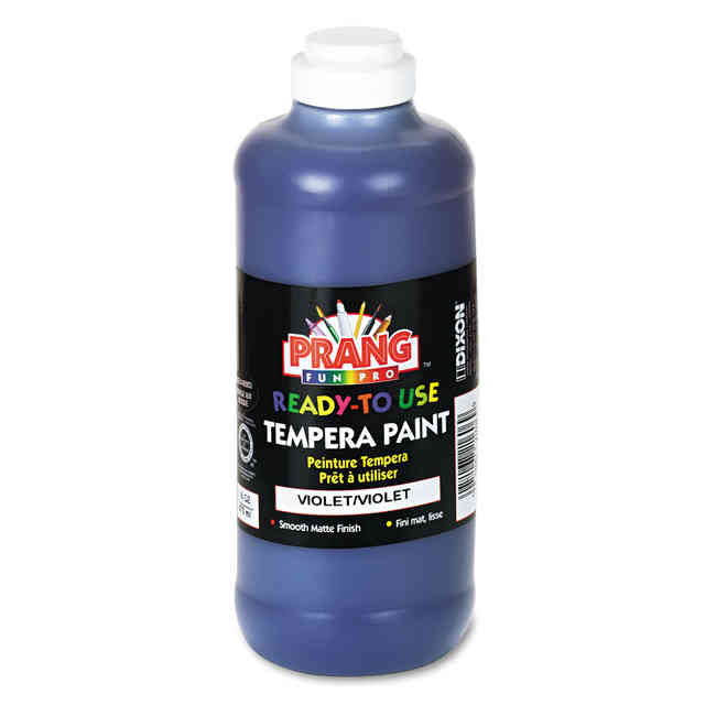 Ready-to-Use Tempera Paint, Violet, 16 oz Dispenser-Cap Bottle Ready-to-Use Tempera Paint, Violet, 16 oz Dispenser-Cap Bottle