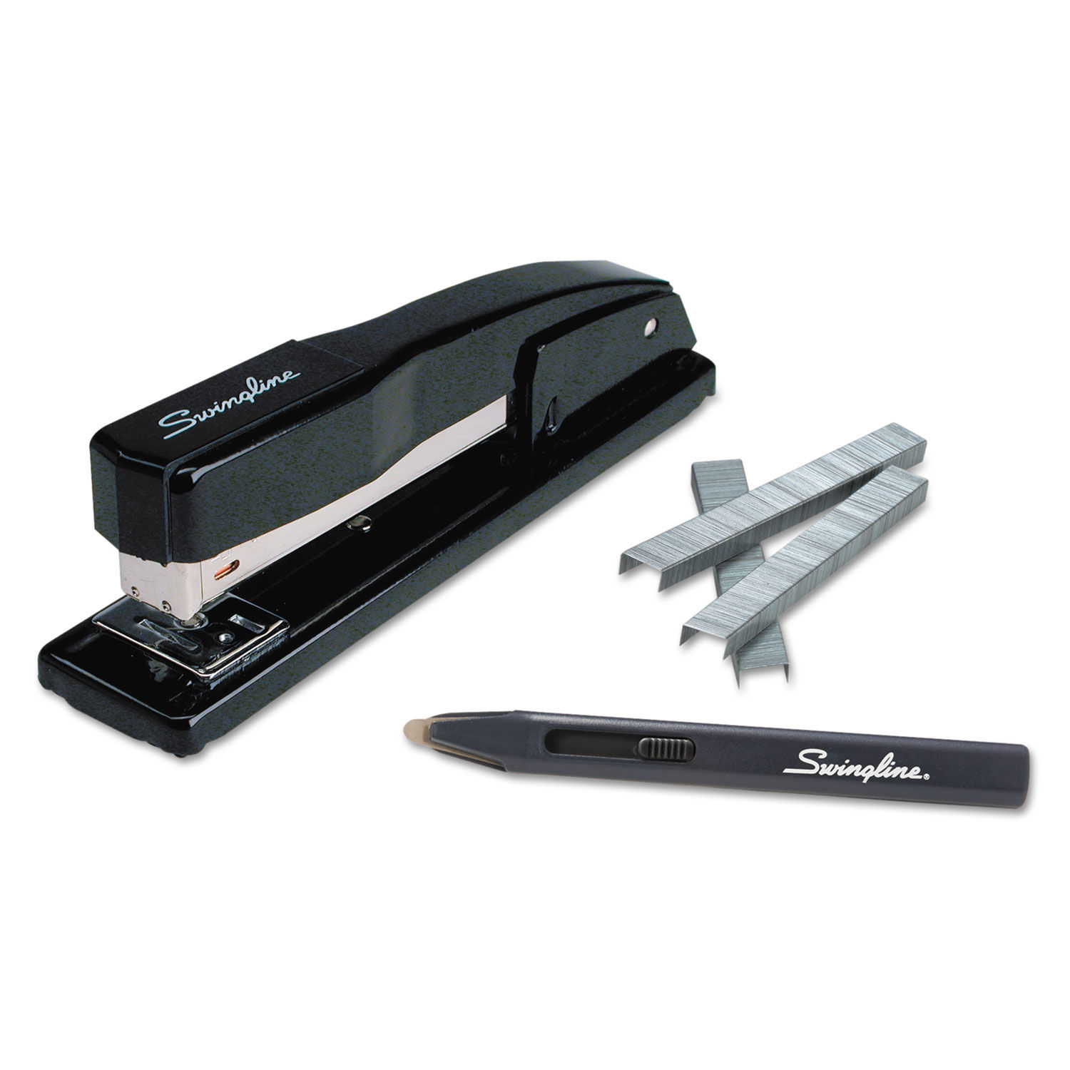 Swingline Premium Handheld Stapler Black - Office Depot