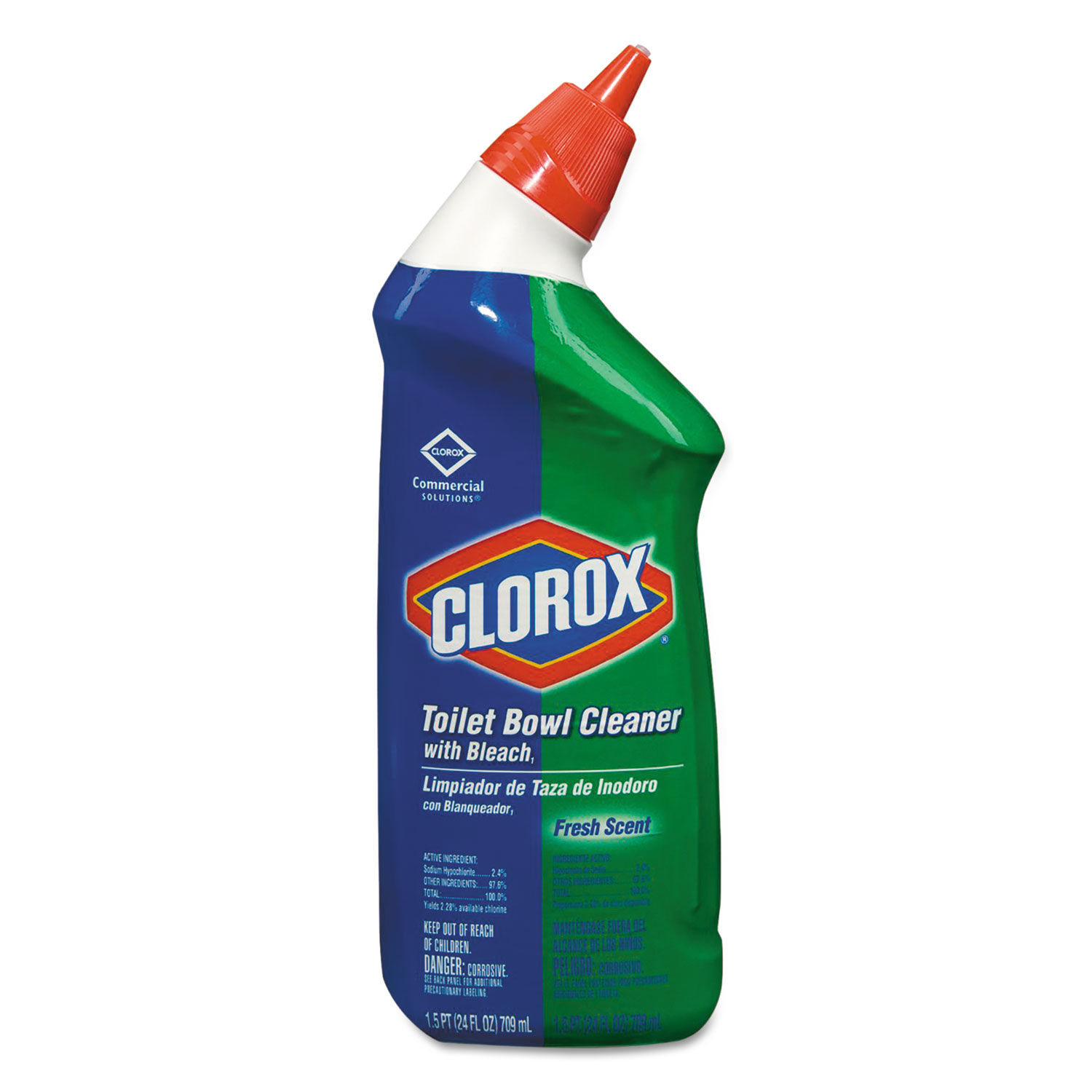 Toilet Bowl Cleaner With Bleach By Clorox Clo00031ea