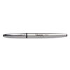 SAN1800702 - Stainless Steel Porous Point Pen, Stick, Fine 0.5 mm, Black Ink, Brushed Silver Barrel