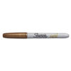 SAN1823887 - Metallic Fine Point Permanent Markers, Fine Bullet Tip, Gold, Dozen