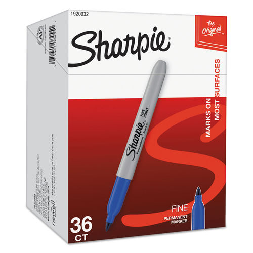 2 pack Blue Sharpie Fine Point Pens Blue