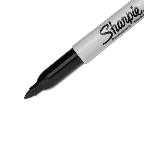 6 Sharpie Markers Fine Point Tip Black 6-Count Permanent 30001