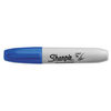 SAN38203 - Chisel Tip Permanent Marker, Medium Chisel Tip, Blue, Dozen