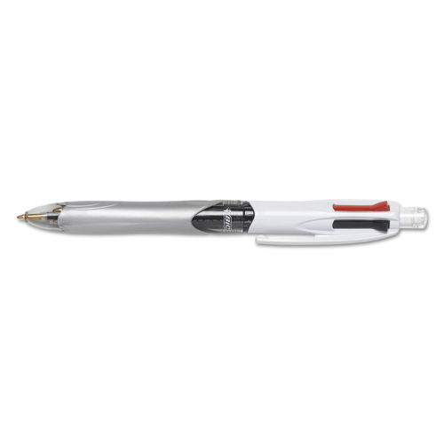 Bic MMLP1AST 0.7 mm 4 Color Retractable Pen, Assorted Color