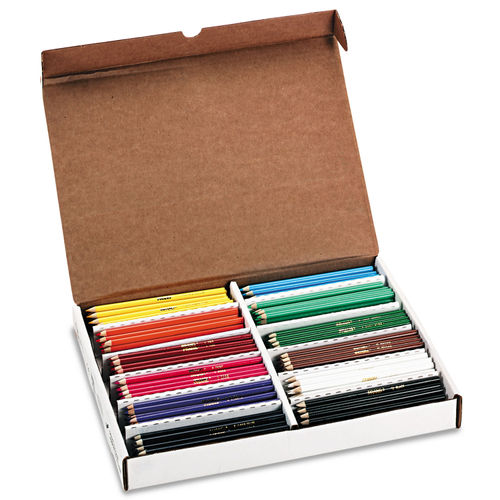 Prang Colored Pencils 3.3mm, Sharpened, 72 Colors Set