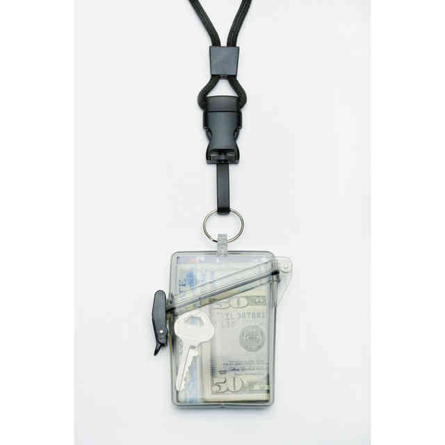 SKILCRAFT Neck Lanyard Waterprf Multi ID Holder