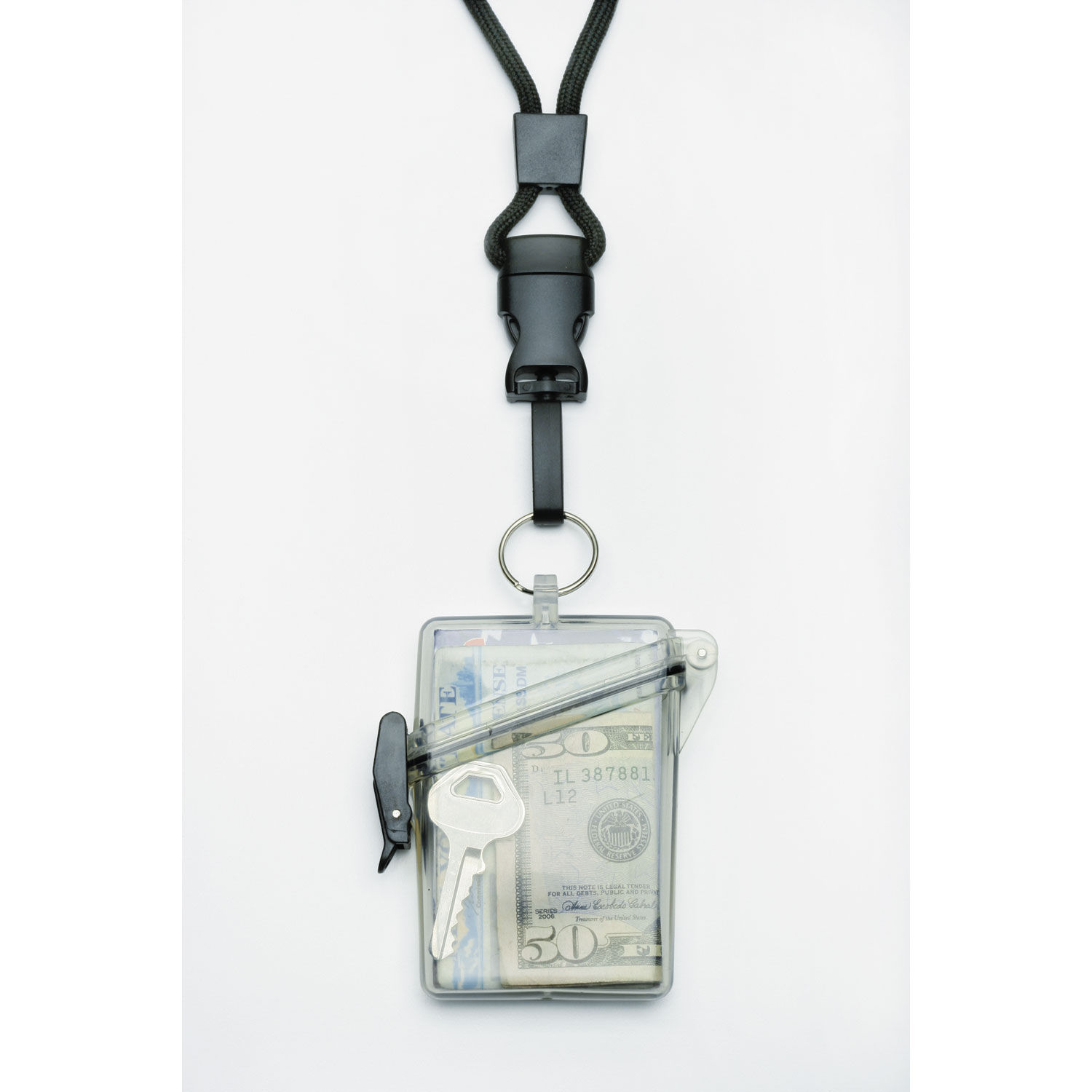 SKILCRAFT Waterproof Multiple ID Holder with Lanyard by AbilityOne®  NSN6259782