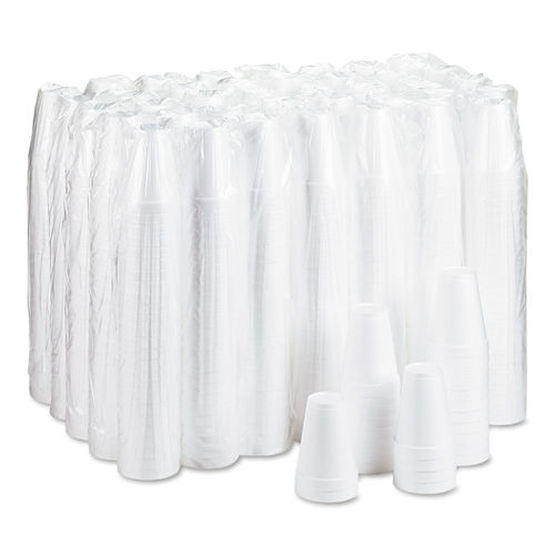 Foam Drink Cups, 20 oz, White, 25/Bag, 20 Bags/Carton - mastersupplyonline