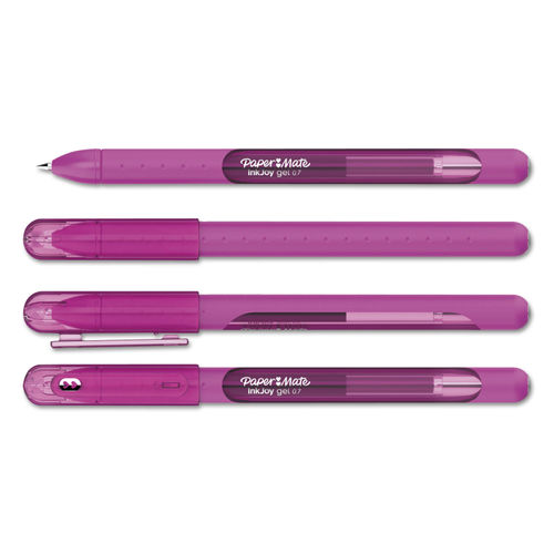 Paper Mate Inkjoy Gel Purple Fine Point 0.5 mm Stick Capped Gel Pen