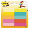 MMM67010AB - Page Flag Markers, Assorted Bright Colors, 50 Sheets/Pad, 10 Pads/Pack