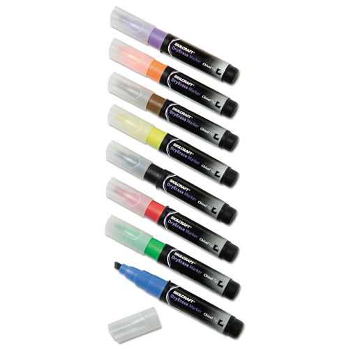 Sharpie Permanent Markers, Chisel Tip, Assorted Colors - 8 markers