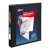 AVE05300 - Heavy-Duty Non Stick View Binder with DuraHinge and Slant Rings, 3 Rings, 1" Capacity, 11 x 8.5, Black, (5300)