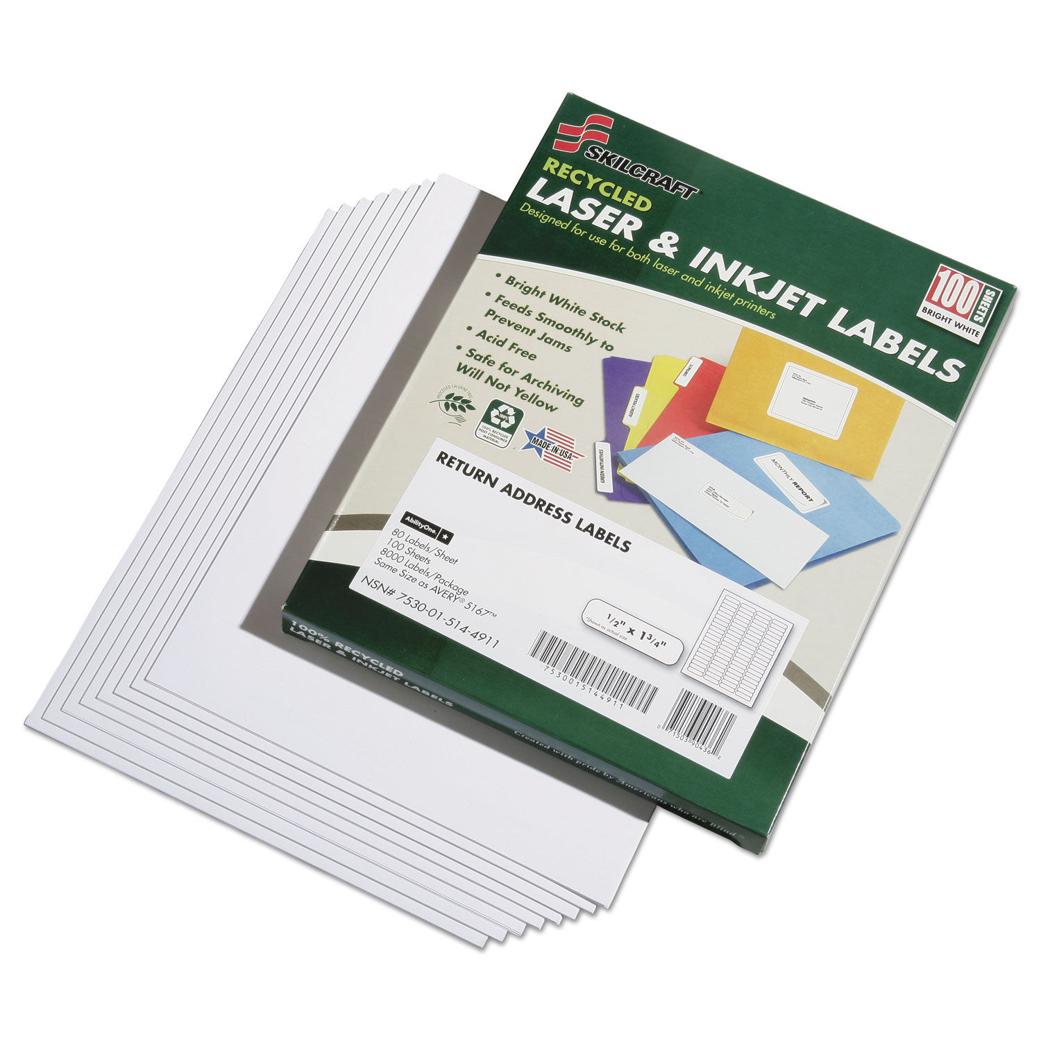 MATTE COLOR Printer Paper Inkjet & Laser Paper 32 Lb 8.5 x 11 200 SHEET  AVERY