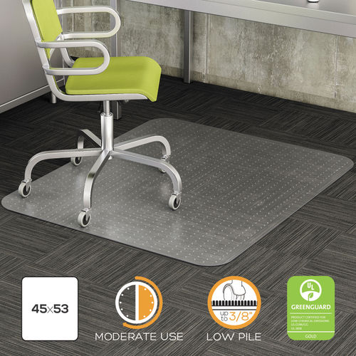 Duramat Moderate Use Chair Mat For Low Pile Carpet By Deflecto