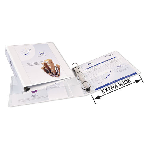 Heavy-Duty View Binder with DuraHinge, One Touch EZD Rings/Extra