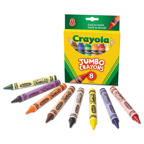 Wholesale Crayon Packs of Eight - 192 Packs per Case