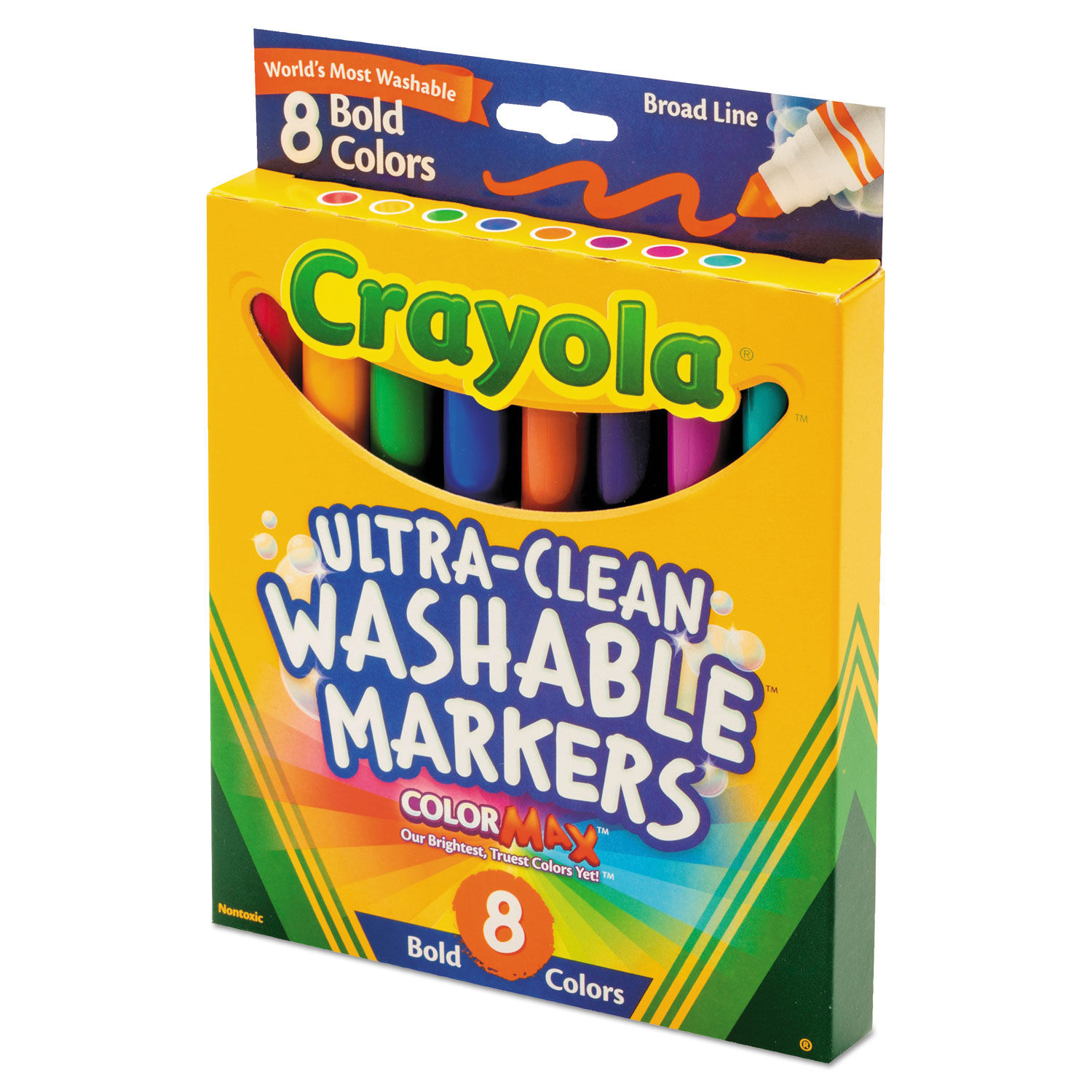 Bold Colors Washable Marker by Crayola® CYO587832