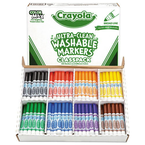 Crayola Large Crayon Set Assorted Colors Box Of 8 - Office Depot