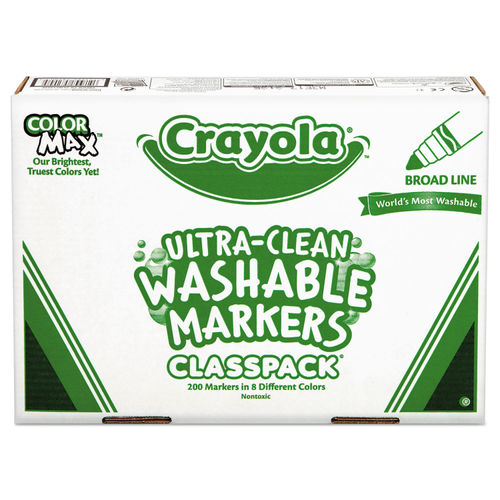 Ultra-Clean Washable Marker Classpack by Crayola® CYO588200