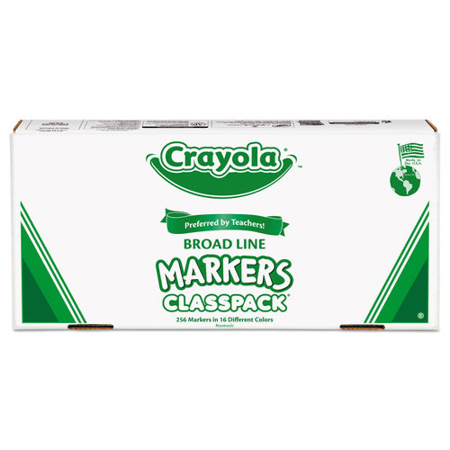 Crayola Long Lasting Non-toxic Markers Broad Line Classic