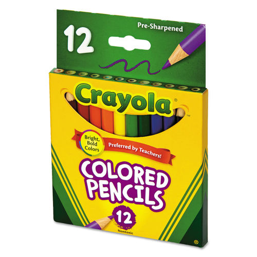 3-Boxes* Crayola 100 Pre-Sharpened Premium Quality Colored Pencils