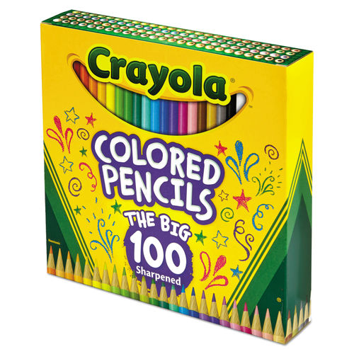 CYO688100 - Crayola Colored Pencils - Assorted Lead - 100 / Set