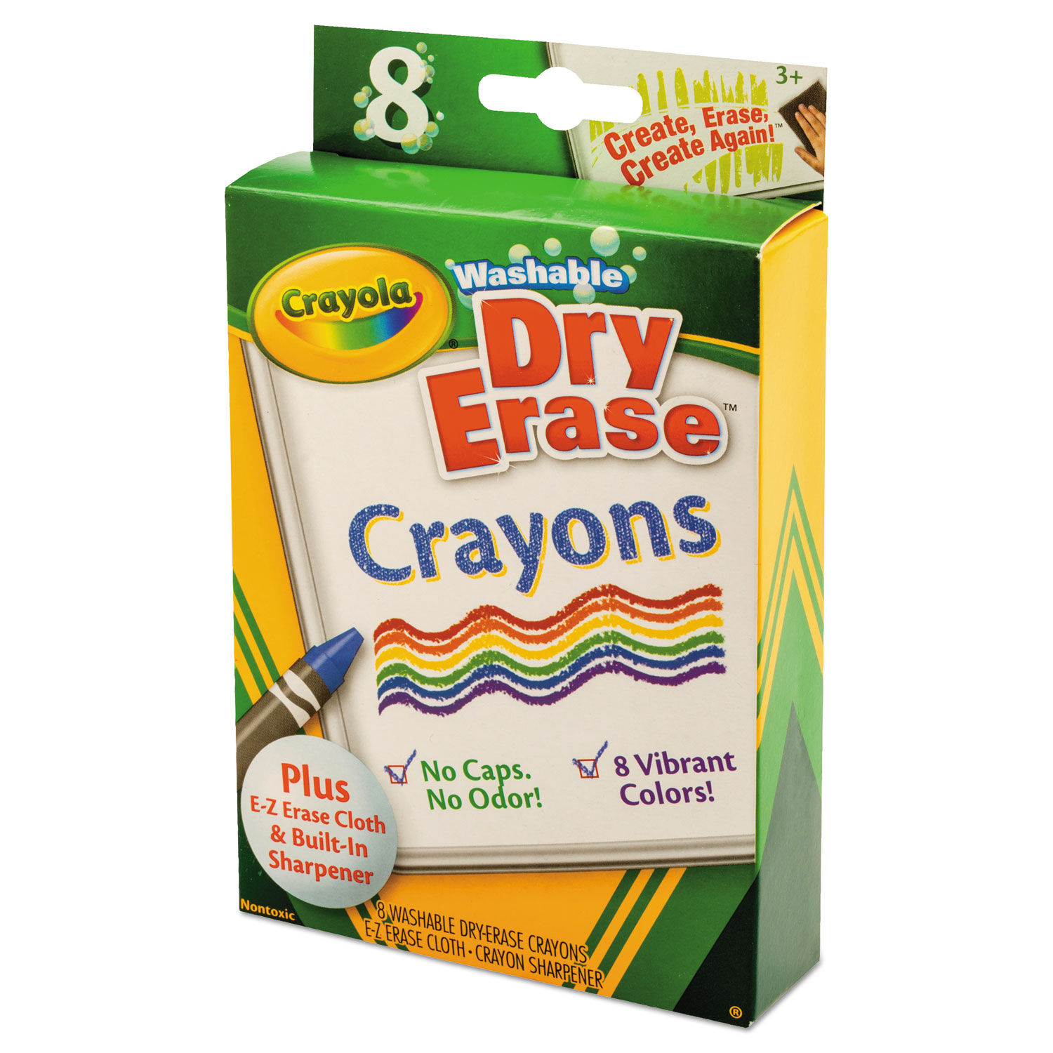 Crayola Crayons Large Set of 96 Assorted Colors with Built-in Sharpener