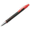 NSN3527311 - 7520013527311 SKILCRAFT Rubberized Ballpoint Pen, Retractable, Fine 0.7 mm, Red Ink, Black Barrel, Dozen