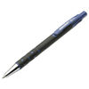 NSN3687772 - 7520013687772 SKILCRAFT Rubberized Ballpoint Pen, Retractable, Medium 1 mm, Blue Ink, Black Barrel, Dozen