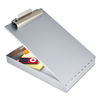 SAU11017 - Redi-Rite Aluminum Storage Clipboard, 1" Clip Capacity, Holds 8.5 x 11 Sheets, Silver